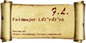 Feldmajer Lóránt névjegykártya